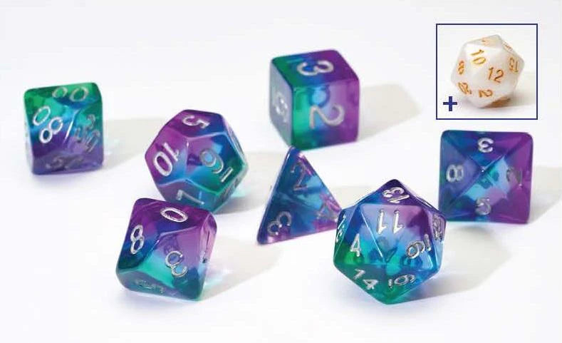 Sirius Dice:Aurora Blue Layered Resin