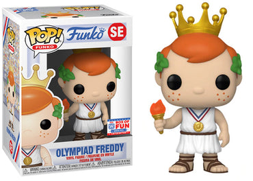 Olympiad Freddy (Freddy Funko) SE - Fundays Games 2021 Funko Fundays Box of Fun /2000 made (Online Order Only)