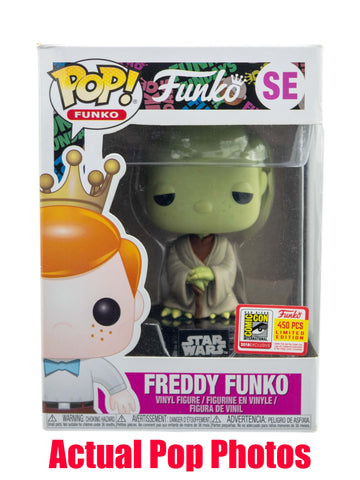 Freddy Funko as Yoda SE 2018 SDCC Exclusive/450 Made [light damage] (Online Order Only)