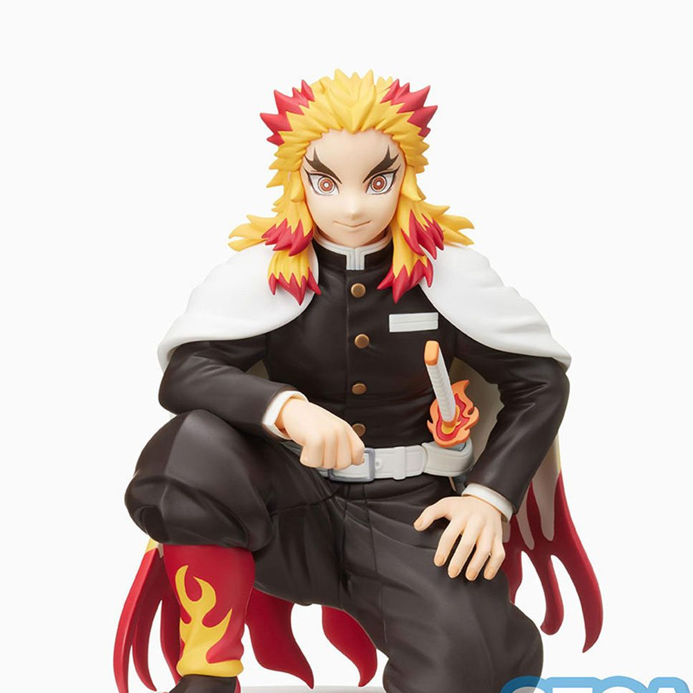 SEGA: Demon Slayer: Kimetsu no Yaiba - Kyojuro Rengoku (Hashira Meeting) Perching Premium Figure (ONLINE ORDER ONLY)