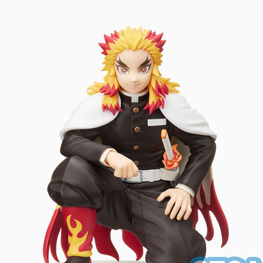 SEGA: Demon Slayer: Kimetsu no Yaiba - Kyojuro Rengoku (Hashira Meeting) Perching Premium Figure (ONLINE ORDER ONLY)
