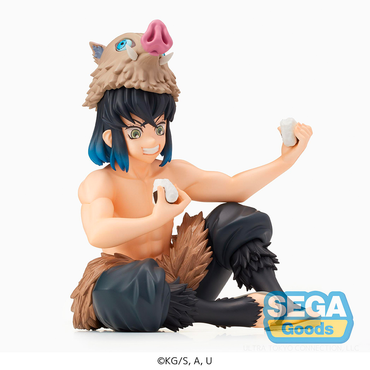 SEGA: Demon Slayer: Kimetsu no Yaiba - Inosuke Hashibira Perching Premium Figure (ONLINE ORDER ONLY)