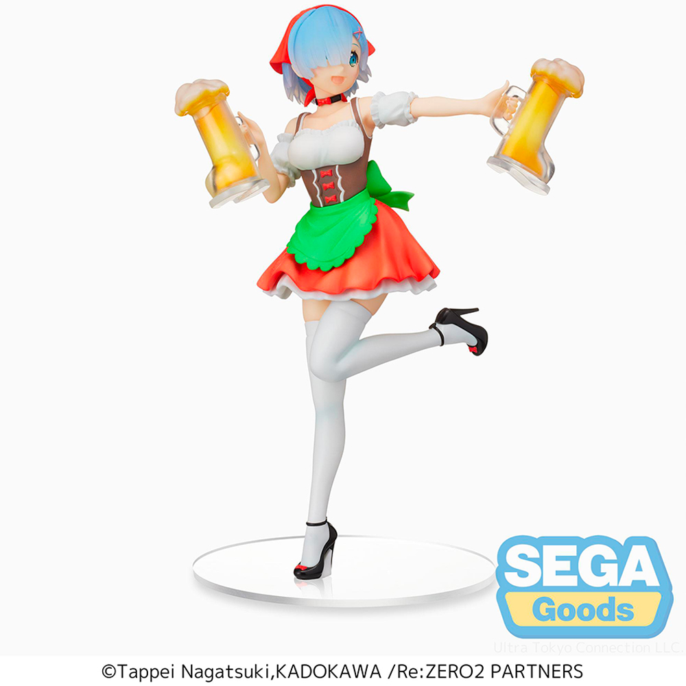 SEGA: Re:Zero Starting Life in Another World - Rem (Oktoberfest Ver.) SPM Figure (ONLINE ORDER ONLY)