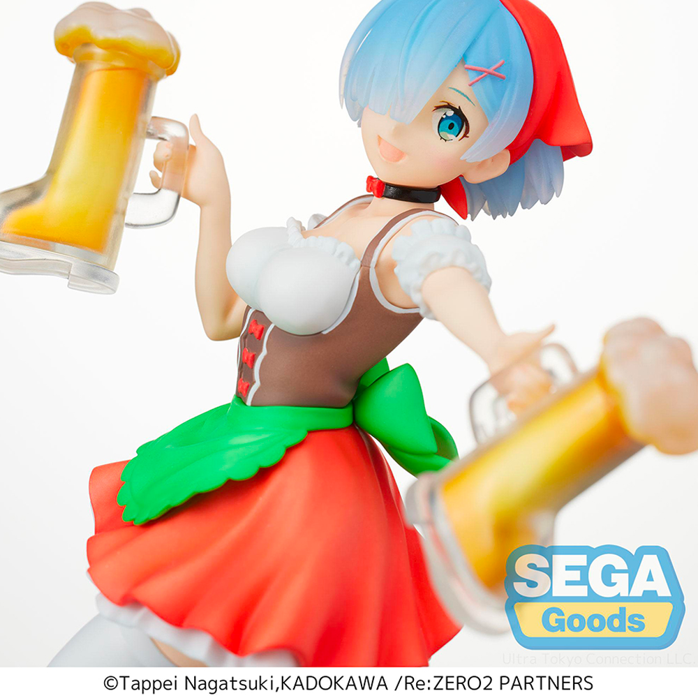 SEGA: Re:Zero Starting Life in Another World - Rem (Oktoberfest Ver.) SPM Figure (ONLINE ORDER ONLY)