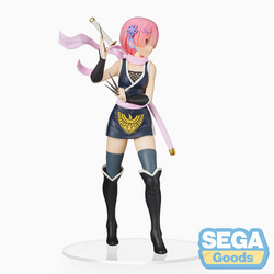 SEGA: Re:Zero Starting Life in Another World - Ram (Kunoichi Tobi Ver.) SPM Figure (ONLINE ORDER ONLY)