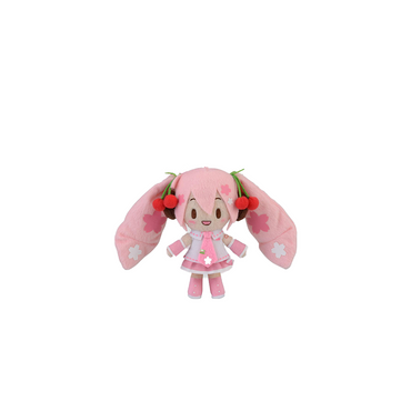SEGA: Vocaloid - Sakura Miku (Smiling) MP Fluffy Mascot Plush (ONLINE ORDER ONLY)