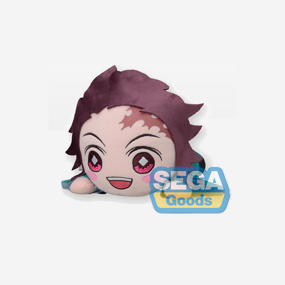 SEGA: Nesoberi Lay-Down Plush: Demon Slayer: Kimetsu no Yaiba - Tanjiro Kamado (Smiling) SP Plush (ONLINE ORDER ONLY)