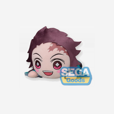 SEGA: Nesoberi Lay-Down Plush: Demon Slayer: Kimetsu no Yaiba - Tanjiro Kamado (Smiling) SP Plush (ONLINE ORDER ONLY)