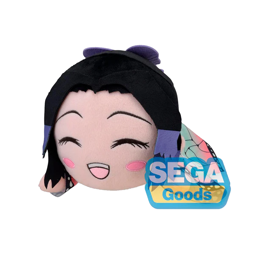 SEGA: Nesoberi Lay-Down Plush: Demon Slayer: Kimetsu no Yaiba - Shinobu Kocho (Smiling) SP Plush (ONLINE ORDER ONLY)