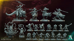 3D Printed Archvillain Games Scaleclad Huntmaster Scaleclad Huntpack 28 32mm D&D (Online Only)