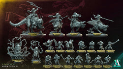 3D Printed Archvillain Games Palanquin Scaleteller Scaleclad Huntpack 28 32mm D&D (Online Only)