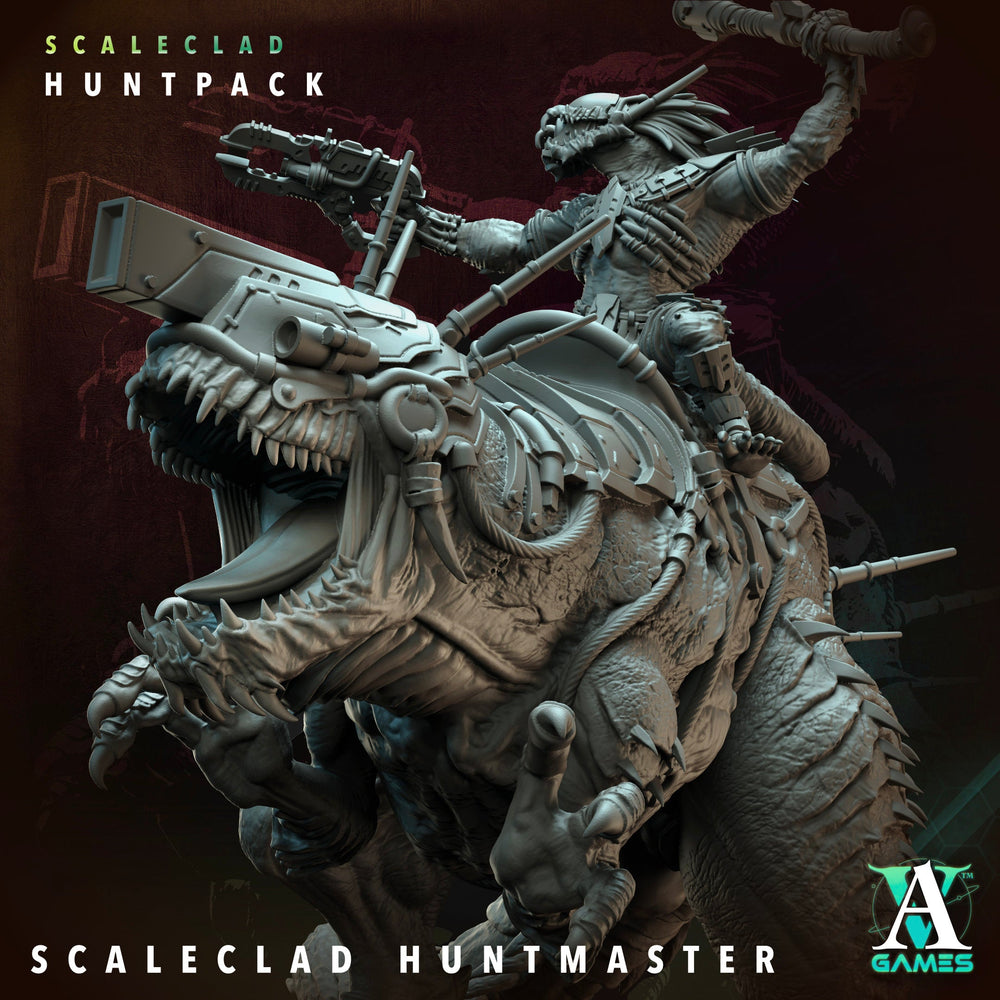 3D Printed Archvillain Games Scaleclad Huntmaster Scaleclad Huntpack 28 32mm D&D (Online Only)
