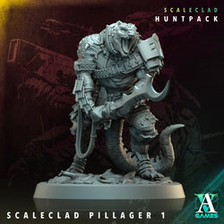 3D Printed Archvillain Games Scaleclad Pillager Scaleclad Huntpack 28 32mm D&D (Online Only)