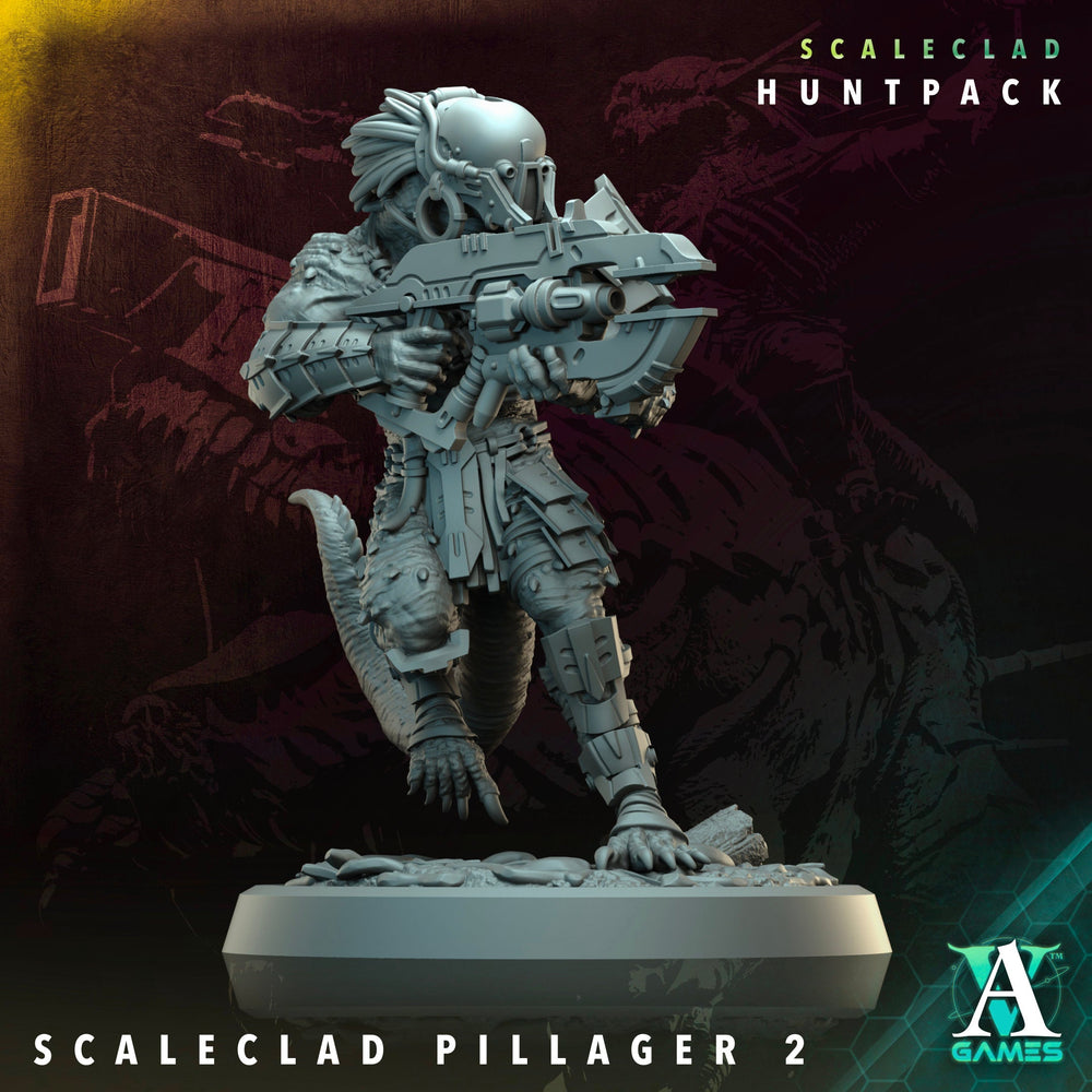3D Printed Archvillain Games Scaleclad Pillager Scaleclad Huntpack 28 32mm D&D (Online Only)