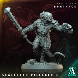 3D Printed Archvillain Games Scaleclad Pillager Scaleclad Huntpack 28 32mm D&D (Online Only)