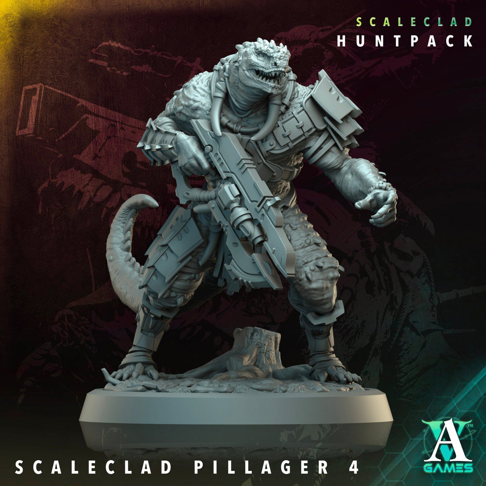 3D Printed Archvillain Games Scaleclad Pillager Scaleclad Huntpack 28 32mm D&D (Online Only)