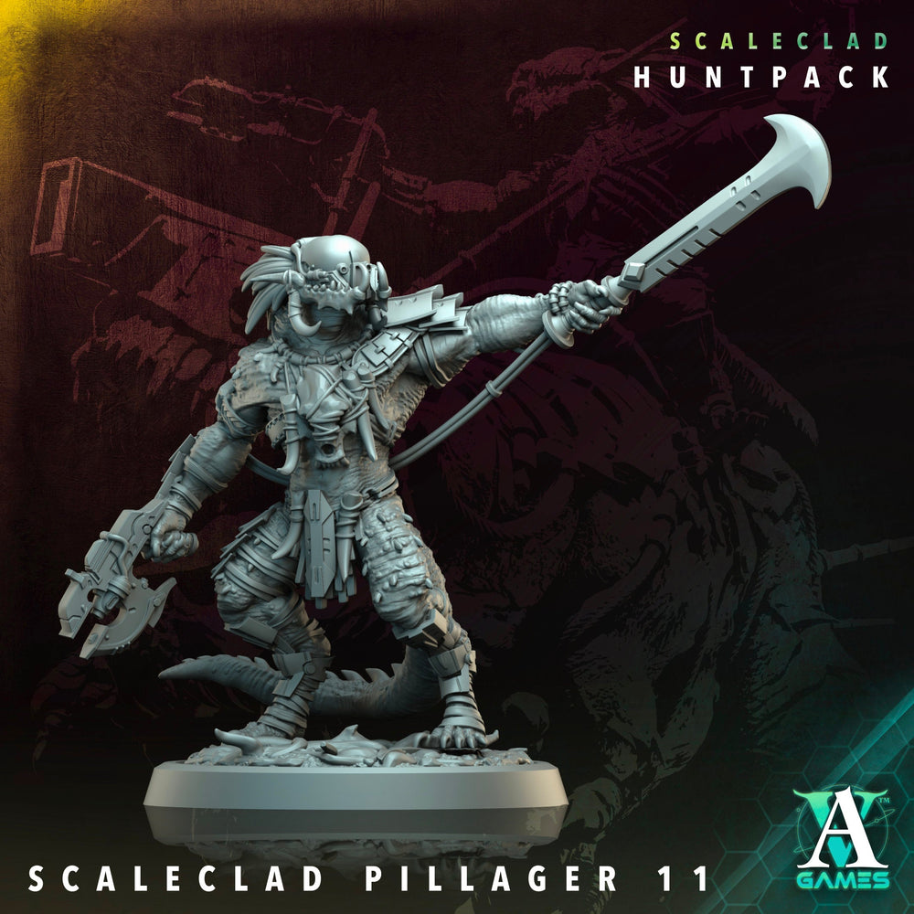 3D Printed Archvillain Games Scaleclad Pillager Scaleclad Huntpack 28 32mm D&D (Online Only)