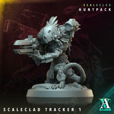 3D Printed Archvillain Games Scaleclad Tracker Scaleclad Huntpack 28 32mm D&D (Online Only)