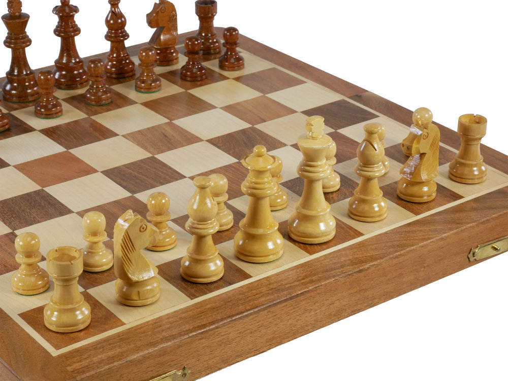 Chess Set - 14" Folding wood Magnetic Chess Set (ONLINE ORDER ONLY)