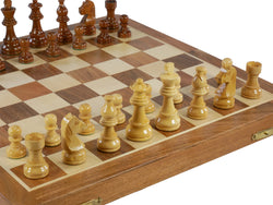 Chess Set - 14" Folding wood Magnetic Chess Set (ONLINE ORDER ONLY)