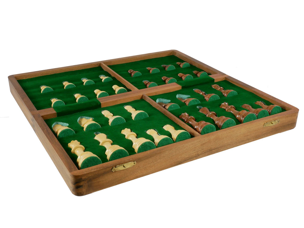 Chess Set - 18" Sheesham Folding Set (ONLINE ORDER ONLY)
