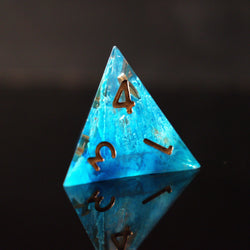 Shape of Water Sharp-Edged Resin Dice Set (ONLINE ORDER ONLY)