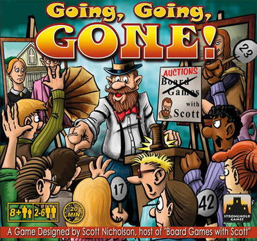 SHG2009 Going, Going, Gone! Board Game Stronghold Games (ONLINE ORDER ONLY)