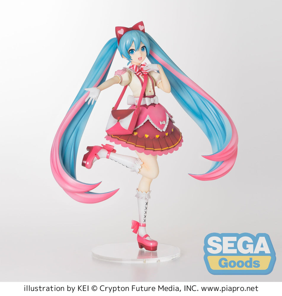 Sega: Vocaloid - Super Premium Miku Hatsune Ribbon x Heart Figure (ONLINE ORDER ONLY)
