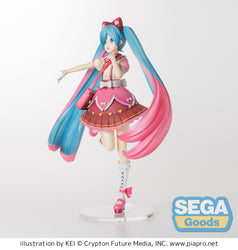Sega: Vocaloid - Super Premium Miku Hatsune Ribbon x Heart Figure (ONLINE ORDER ONLY)