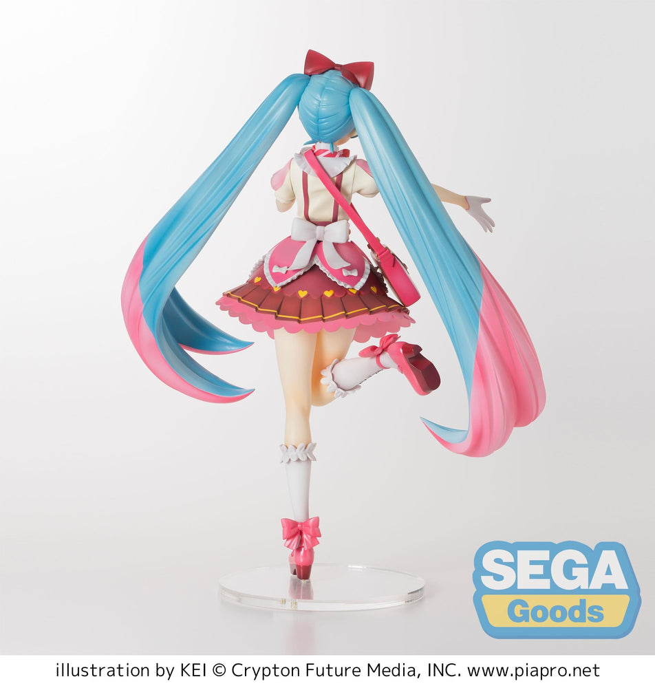 Sega: Vocaloid - Super Premium Miku Hatsune Ribbon x Heart Figure (ONLINE ORDER ONLY)