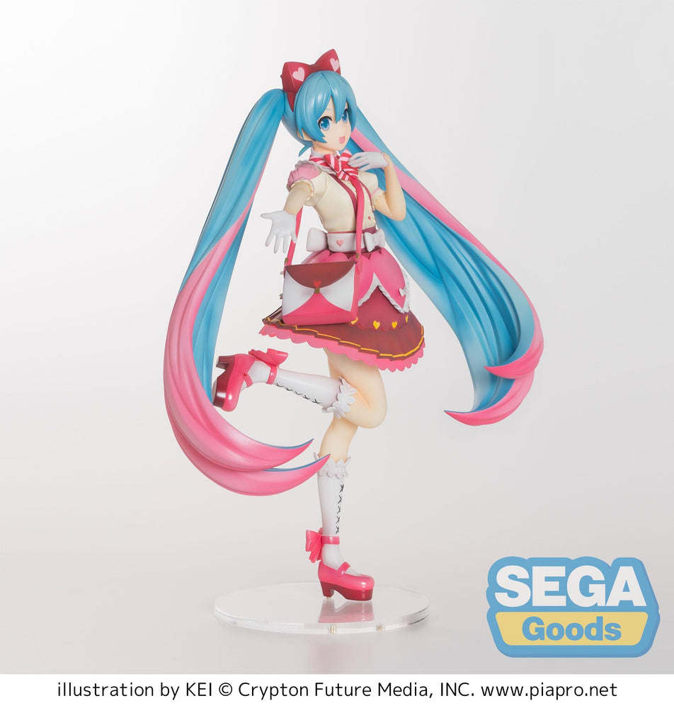 Sega: Vocaloid - Super Premium Miku Hatsune Ribbon x Heart Figure (ONLINE ORDER ONLY)