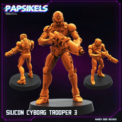 3D Printed Papsikels Silicon Cyborg Troopers MARCH 2025 CYBERPUNK 28mm 32mm (Online Only)
