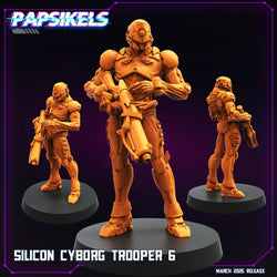 3D Printed Papsikels Silicon Cyborg Troopers MARCH 2025 CYBERPUNK 28mm 32mm (Online Only)