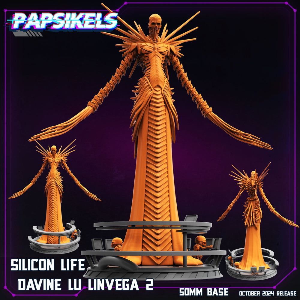 3D Printed Papsikels Silicon Life Davine Lu Linvega Set October 2024 Cyberpunk 28mm 32mm (Online Only)
