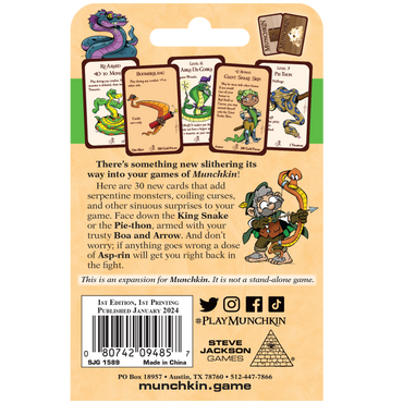 Munchkin: Snakes (ONLINE ORDER ONLY)