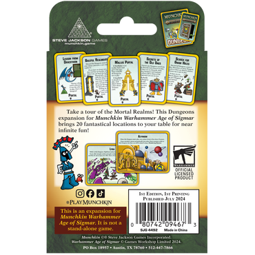 Munchkin: Warhammer Age of Sigmar - Dire Domains (ONLINE ORDER ONLY)