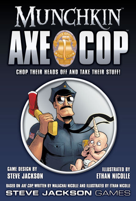 SJG4401 Munchkin Axe Cop by Steve Jackson Games (ONLINE ORDER ONLY)