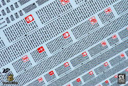 Latin Scripture | Waterslide Decals | Baron of Dice x Scumb4g Kustoms (ONLINE ORDER ONLY)