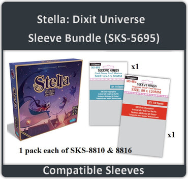 "Stella: Dixit Universe" Compatible Card Sleeve Bundle (8810 X 1 + 8816 X 1) (ONLINE ORDER ONLY)