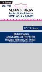 Perfect Fit Internal (Inner) Card Sleeves (63.5x88mm) 110 Pack, 60 Microns, SKS-7711 (ONLINE ORDER ONLY)