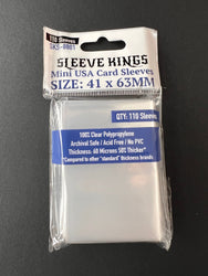 Sleeve Kings Mini USA Card Sleeves (41x63mm) - 110 Pack, -SKS-8801
