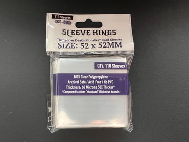"Kingdom Death Monster" Game Card Sleeves (52x52mm) 110 Pack, 60 Micron, SKS-8805 (ONLINE ORDER ONLY)