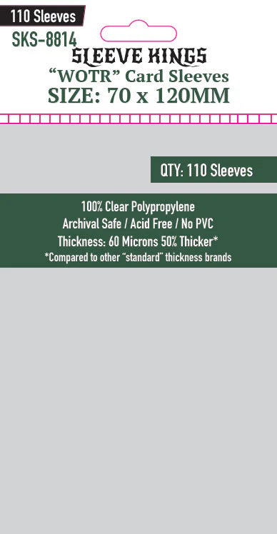 Sleeve Kings: 70x120mm Sleves