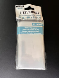"Space Base" Compatible Card Sleeves (40x89mm) 110 Pack, 60 Micron, SKS-8817 (ONLINE ORDER ONLY)