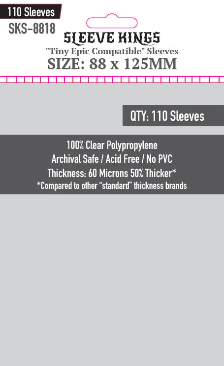 Sleeve Kings: 88x125mm Sleves