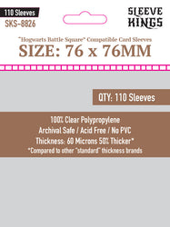 "Harry Potter: Hogwarts Battle" + Expansion Compatible Sleeve Bundle (8810 X 3 + 8826 X 2 + 8828 X 2) (ONLINE ORDER ONLY)