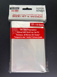 "Space Alert" Compatible Large Card Sleeves (67x103mm) 110 Pack, 60 Micron, SKS-8829 (ONLINE ORDER ONLY)