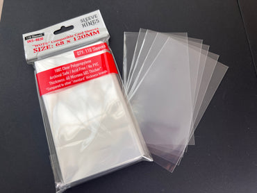 "Space Alert" Compatible Large Card Sleeves (67x103mm) 110 Pack, 60 Micron, SKS-8829 (ONLINE ORDER ONLY)
