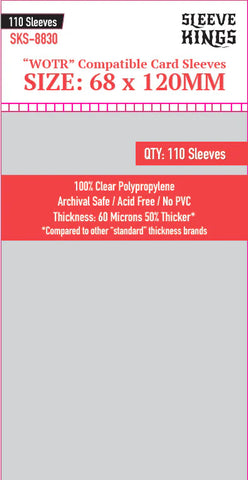Sleeve Kings: 68x120mm Sleves