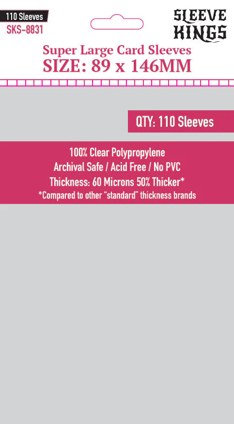 Sleeve Kings: 89x146mm Sleves